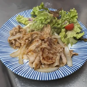 しょうが焼き ライス付き